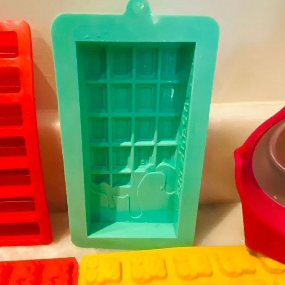 Nostalgia Gummy Candy Making Kit With 4 Silicone Mold Trays Bundle Multicolor OS